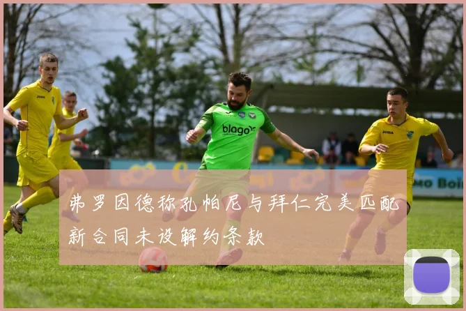 弗罗因德称孔帕尼与拜仁完美匹配新合同未设解约条款